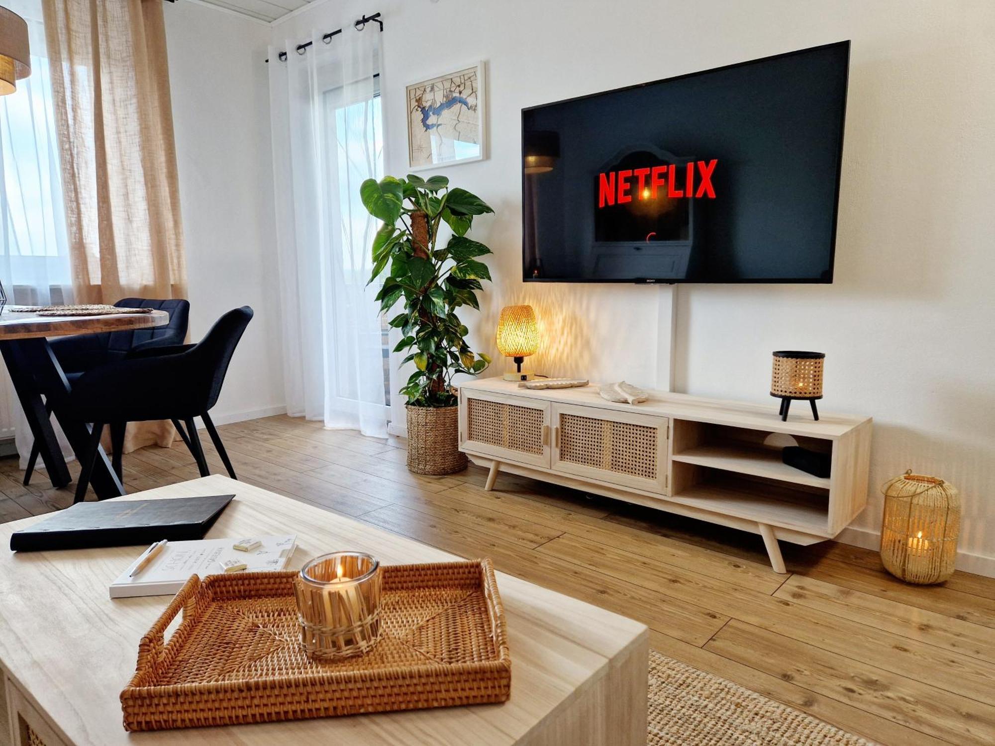 Ferienwohnung Sonnenhang Im Boho-Stil Mit Balkon Möhnesee Kültér fotó
