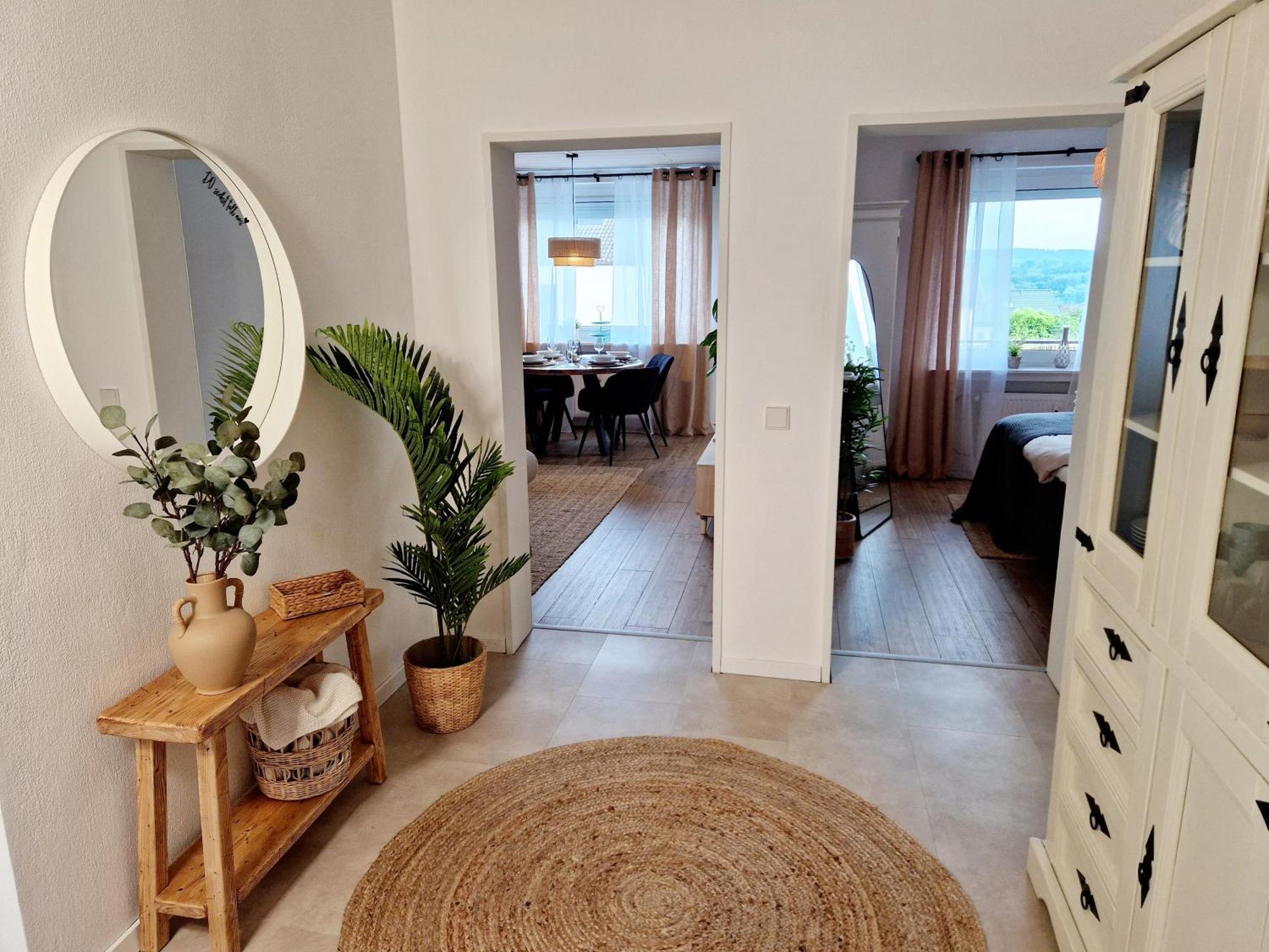 Ferienwohnung Sonnenhang Im Boho-Stil Mit Balkon Möhnesee Kültér fotó